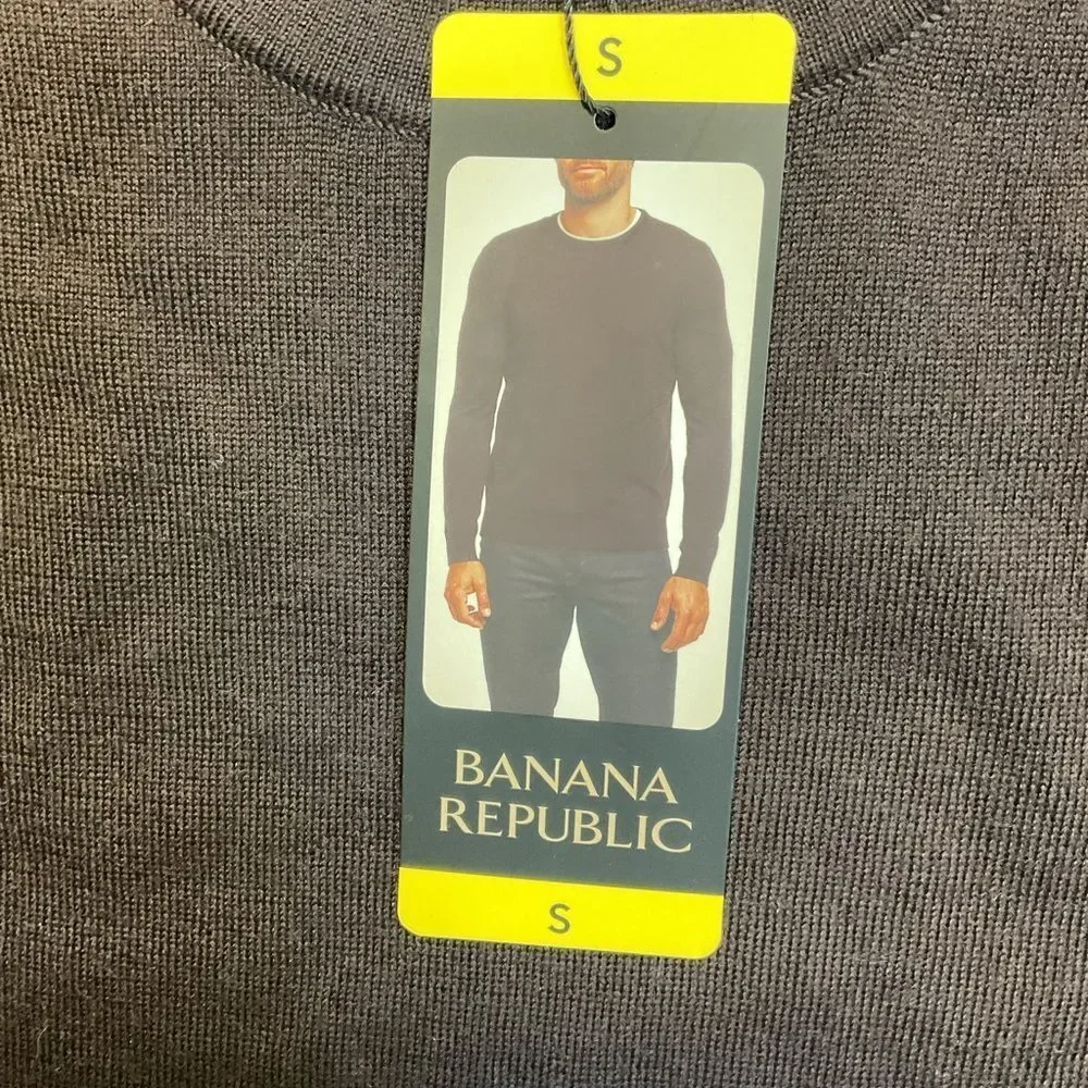 Banana Republic Dark Brown Merino Wool Pullover